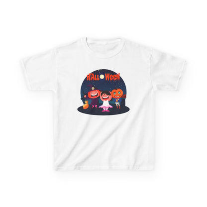Kids Heavy Cotton™ Tee - Super kiddo wearing pumpkin - [[{"value":"Wonderwear Kid"}]]