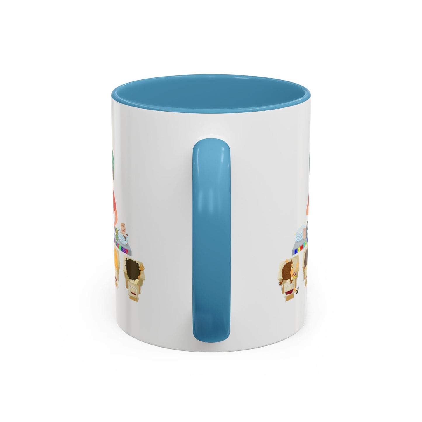 Accent Coffee Mug - Little kiddo teaching to wash dishes