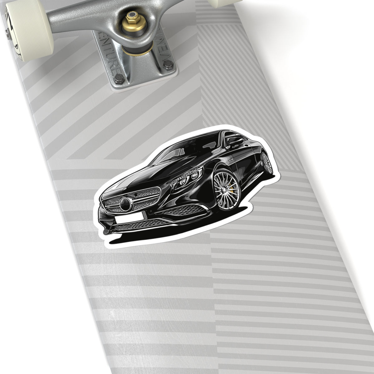 Kiss-Cut Stickers - Black sports car