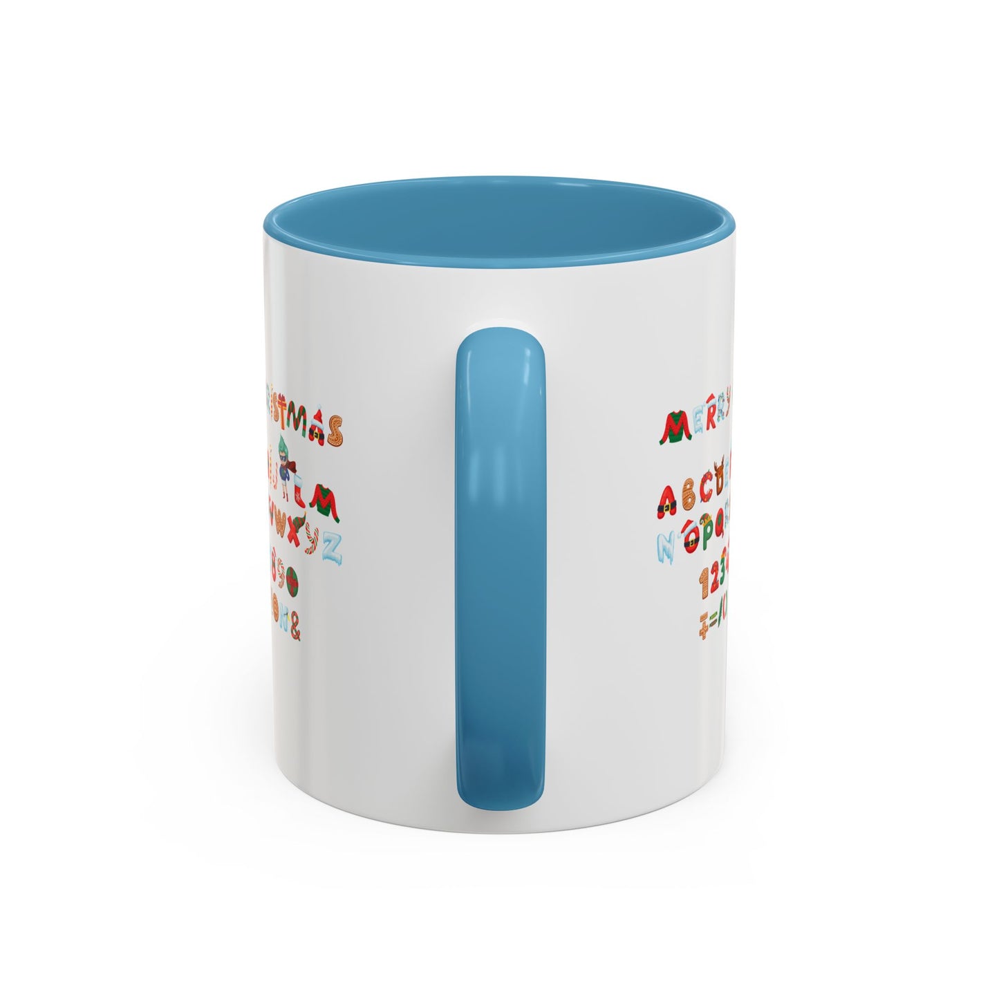 Accent Coffee Mug - Christmas alphabet