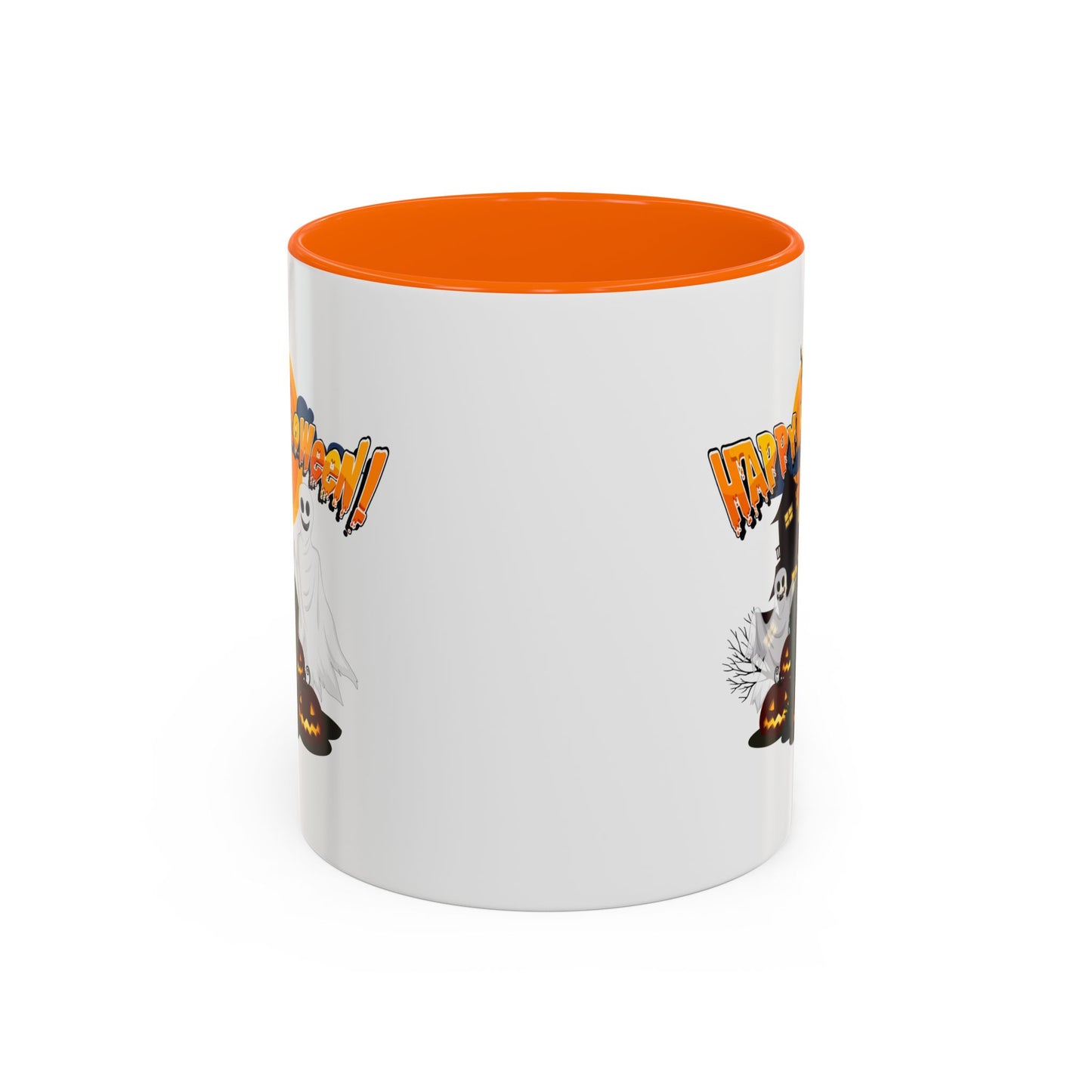 Accent Coffee Mug - Happy holloween - cemetery