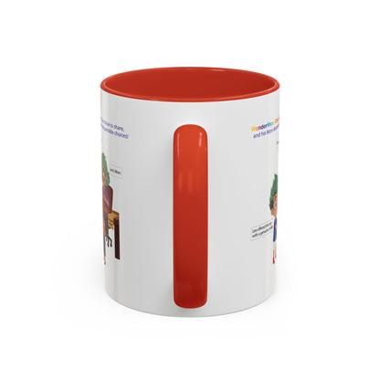 Accent Coffee Mug - WonderWear Origin - [[{"value":"Wonderwear Kid"}]]