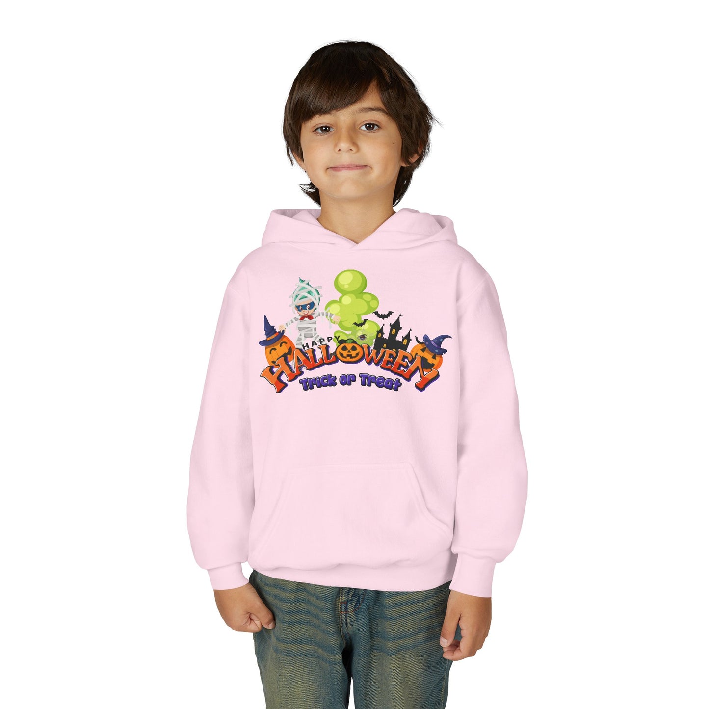Youth Heavy Blend Hooded Sweatshirt - Trick or Treat