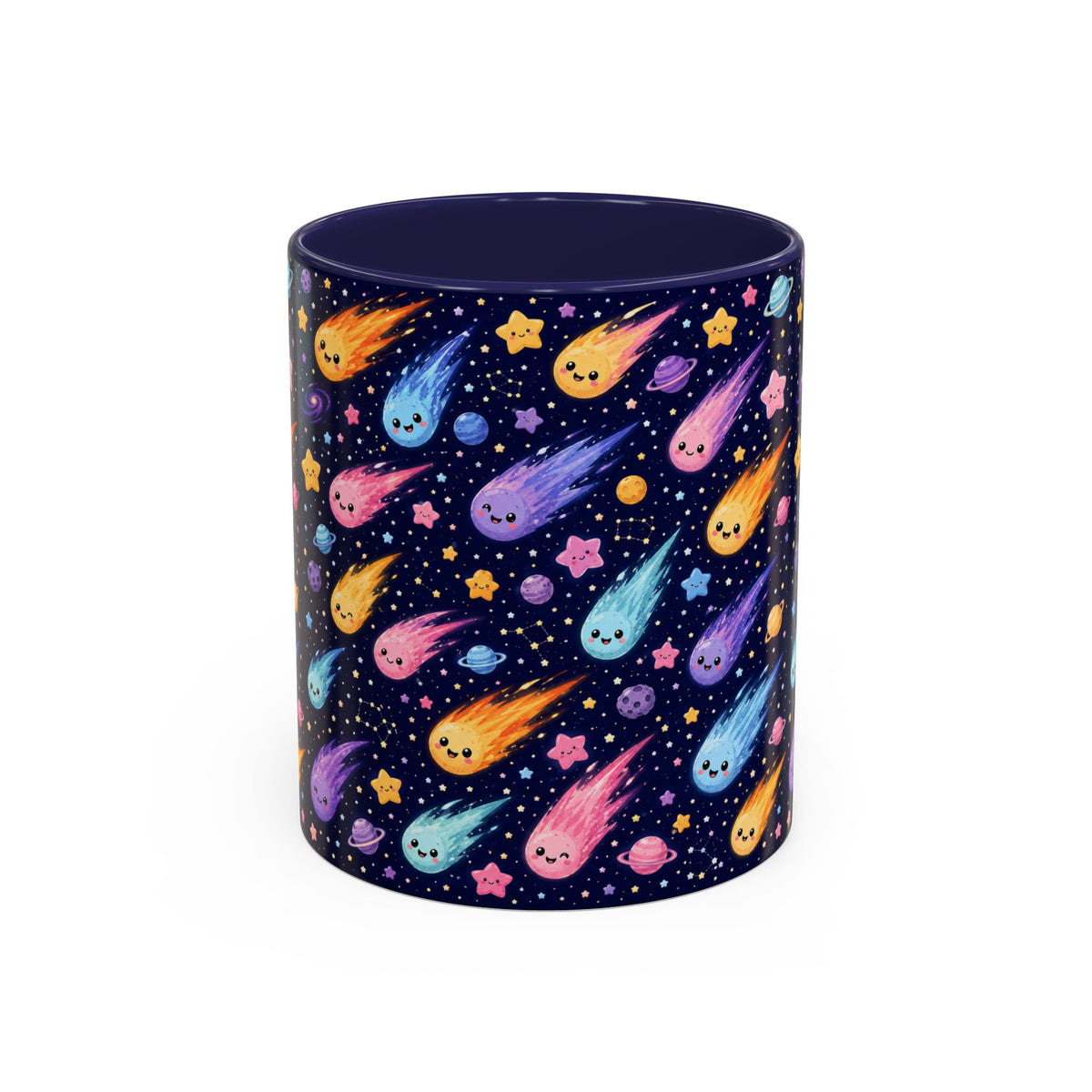 Accent Coffee Mug  (11/15 oz) - Cosmic Comet