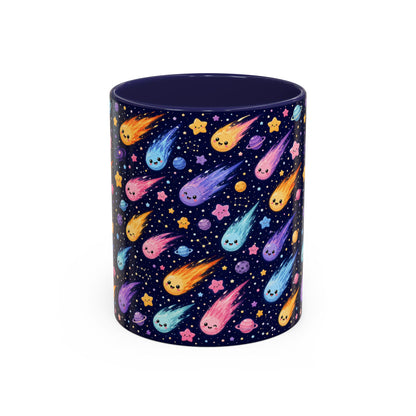 Accent Coffee Mug  (11/15 oz) - Cosmic Comet