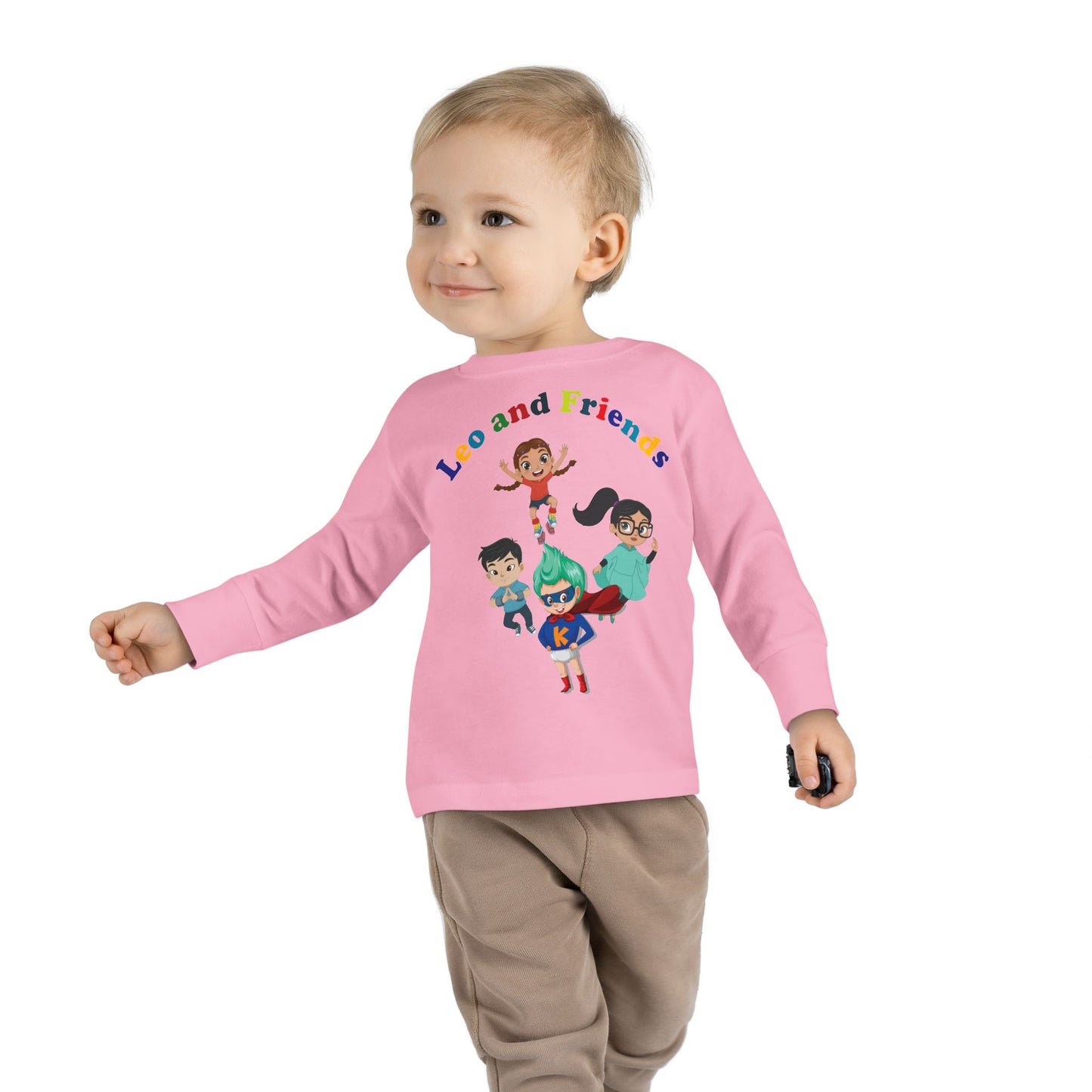 Toddler Long Sleeve Tee - Leo & Friends - [[{"value":"Wonderwear Kid"}]]