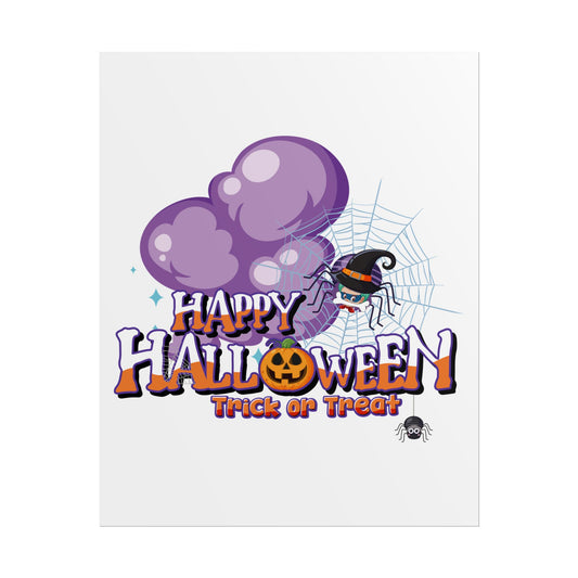 Rolled Posters - Happy holloween - spider kiddo - [[{"value":"Wonderwear Kid"}]]