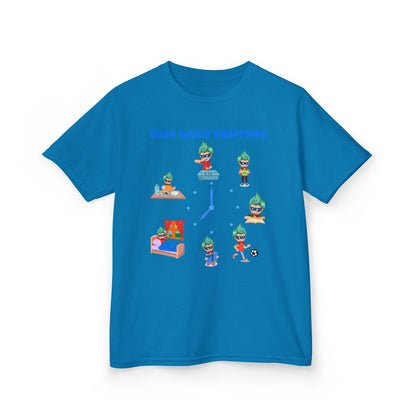 Kids Heavy Cotton™ Tee - Super kiddo daily routine - [[{"value":"Wonderwear Kid"}]]