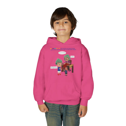 Youth Heavy Blend Hooded Sweatshirt - WonderWear Origin - [[{"value":"Wonderwear Kid"}]]