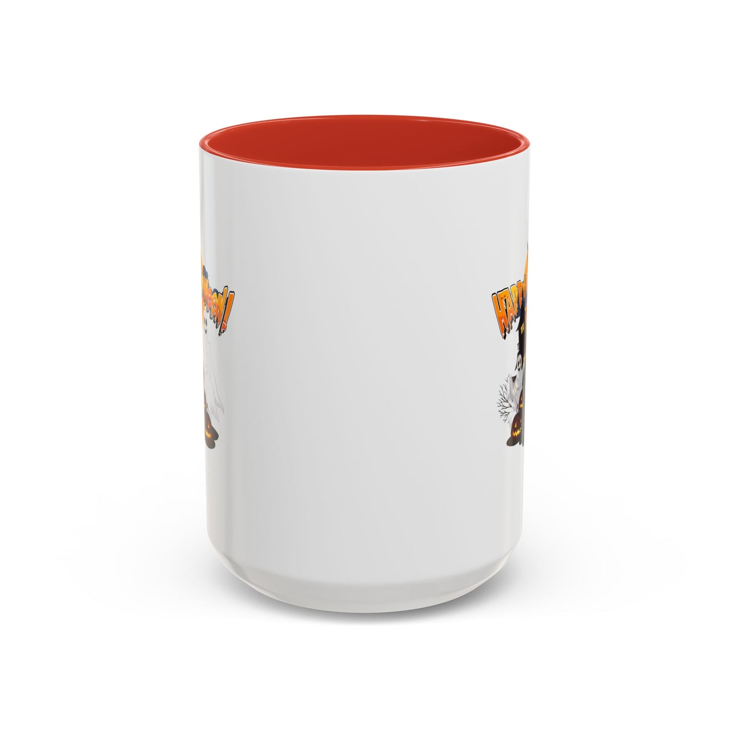 Accent Coffee Mug - Happy holloween - cemetery