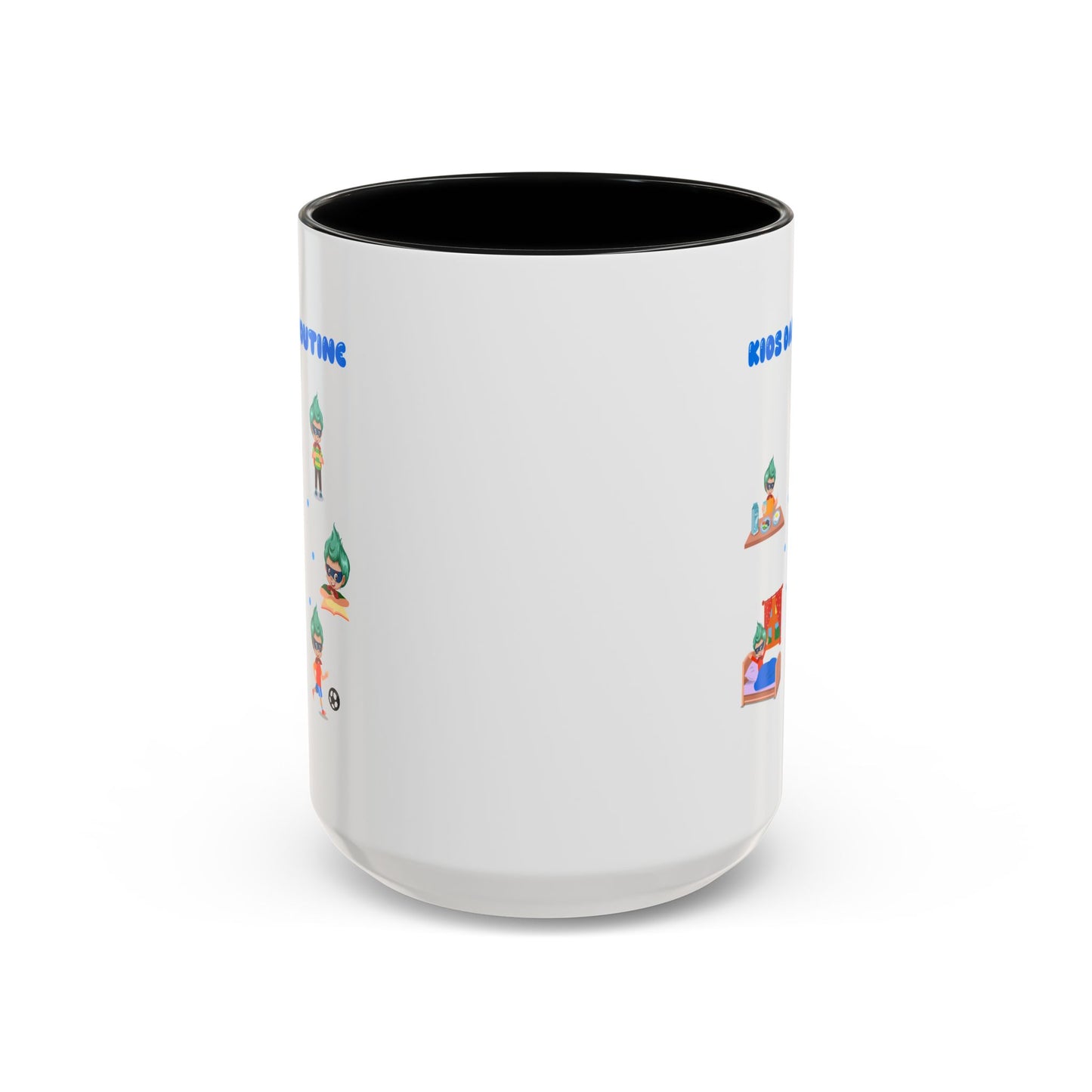 Accent Coffee Mug - Super kiddo daily routine