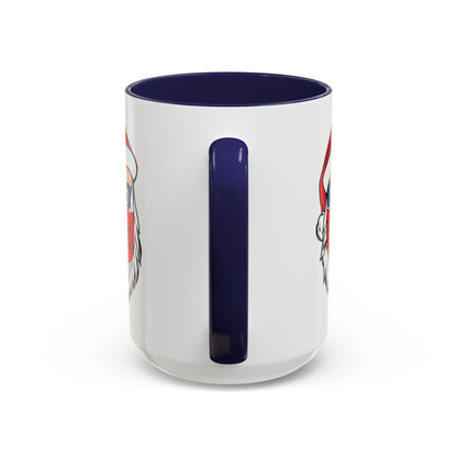 Accent Coffee Mug - Santa Super kiddo - [[{"value":"Wonderwear Kid"}]]