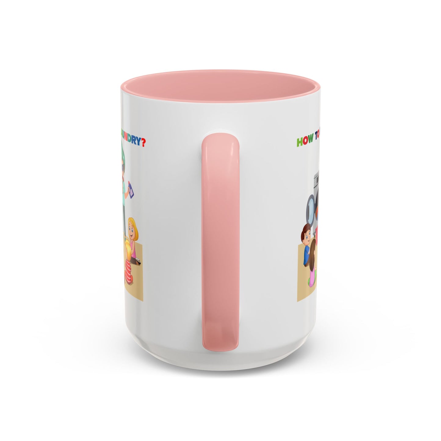 Accent Coffee Mug - super kiddo teaching laundry