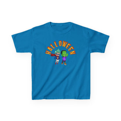 Kids Heavy Cotton™ Tee - Holloween with super kiddo Printify