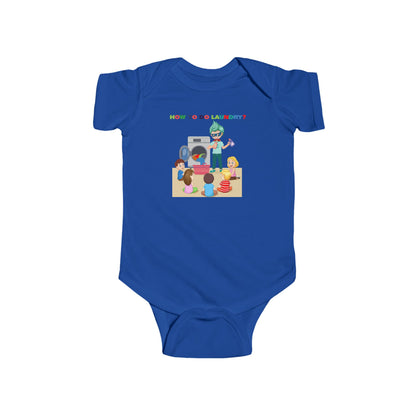 Infant Bodysuit - super kiddo teaching laundry - [[{"value":"Wonderwear Kid"}]]