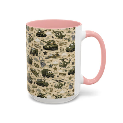 Accent Coffee Mug  (11/15 oz) - Military Kids