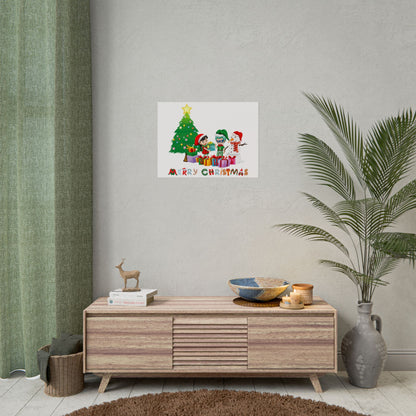 Rolled Posters - Super kiddo preparing gifts - [[{"value":"Wonderwear Kid"}]]