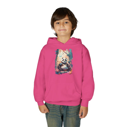 Youth Heavy Blend Hooded Sweatshirt - Kung fu Panda Printify