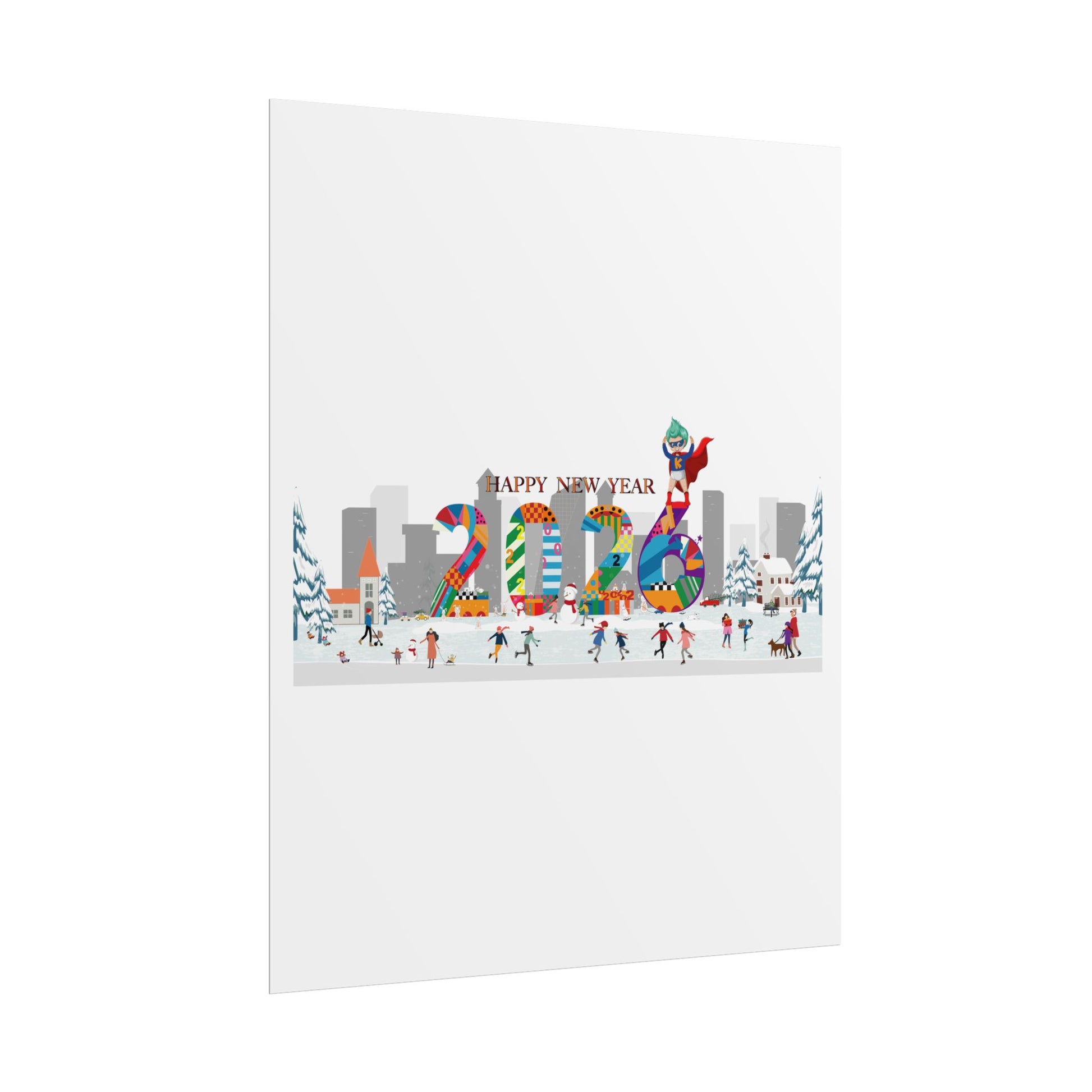 Rolled Posters - Happy 2026 - [[{"value":"Wonderwear Kid"}]]