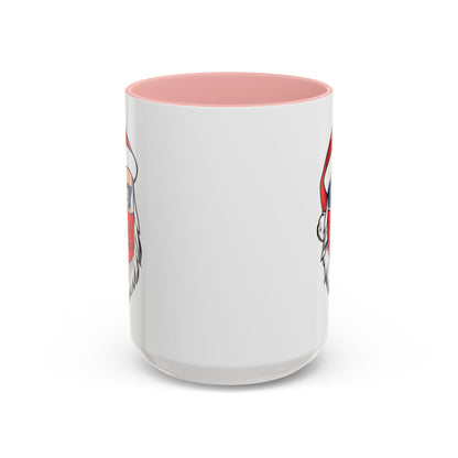 Accent Coffee Mug - Santa Super kiddo - [[{"value":"Wonderwear Kid"}]]