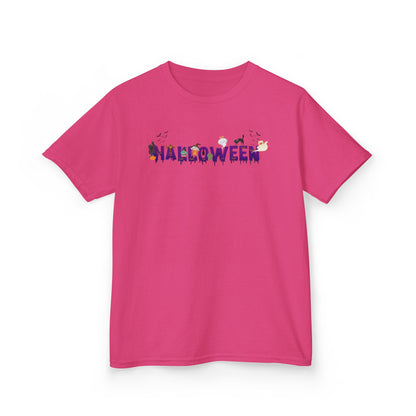 Kids Heavy Cotton™ Tee - Holloween word Printify