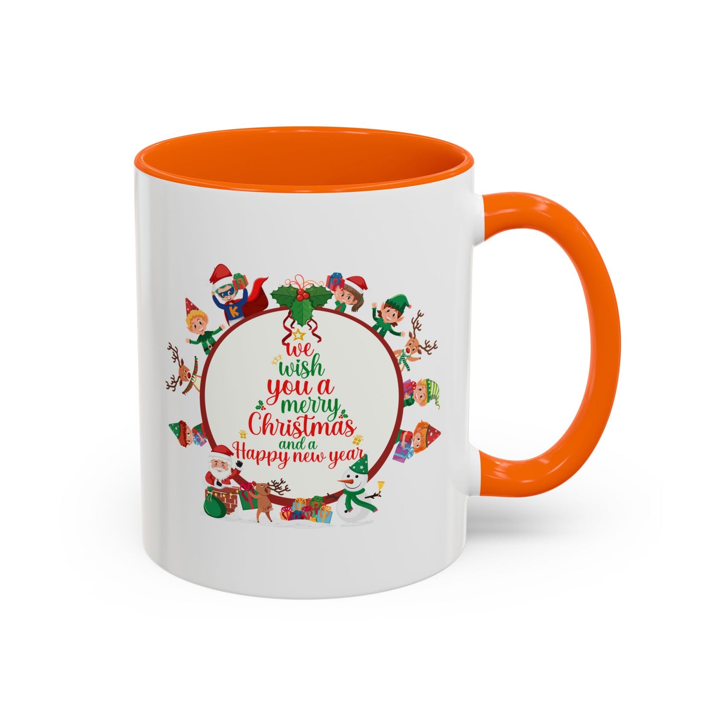 Accent Coffee Mug - We wish you a merry christmas