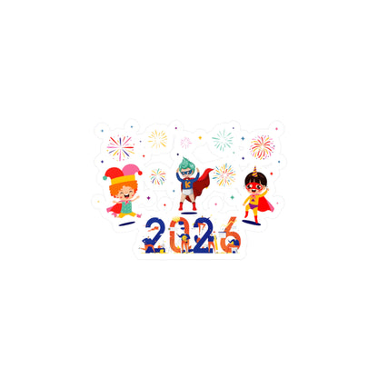 Christmas Kiss-Cut Vinyl Decals – Super kiddo and other hero - [[{"value":"Wonderwear Kid"}]]
