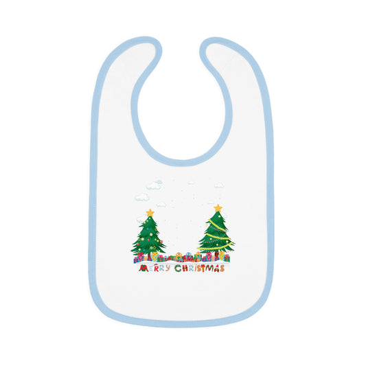 Baby Bib - Christmas and snowing - [[{"value":"Wonderwear Kid"}]]