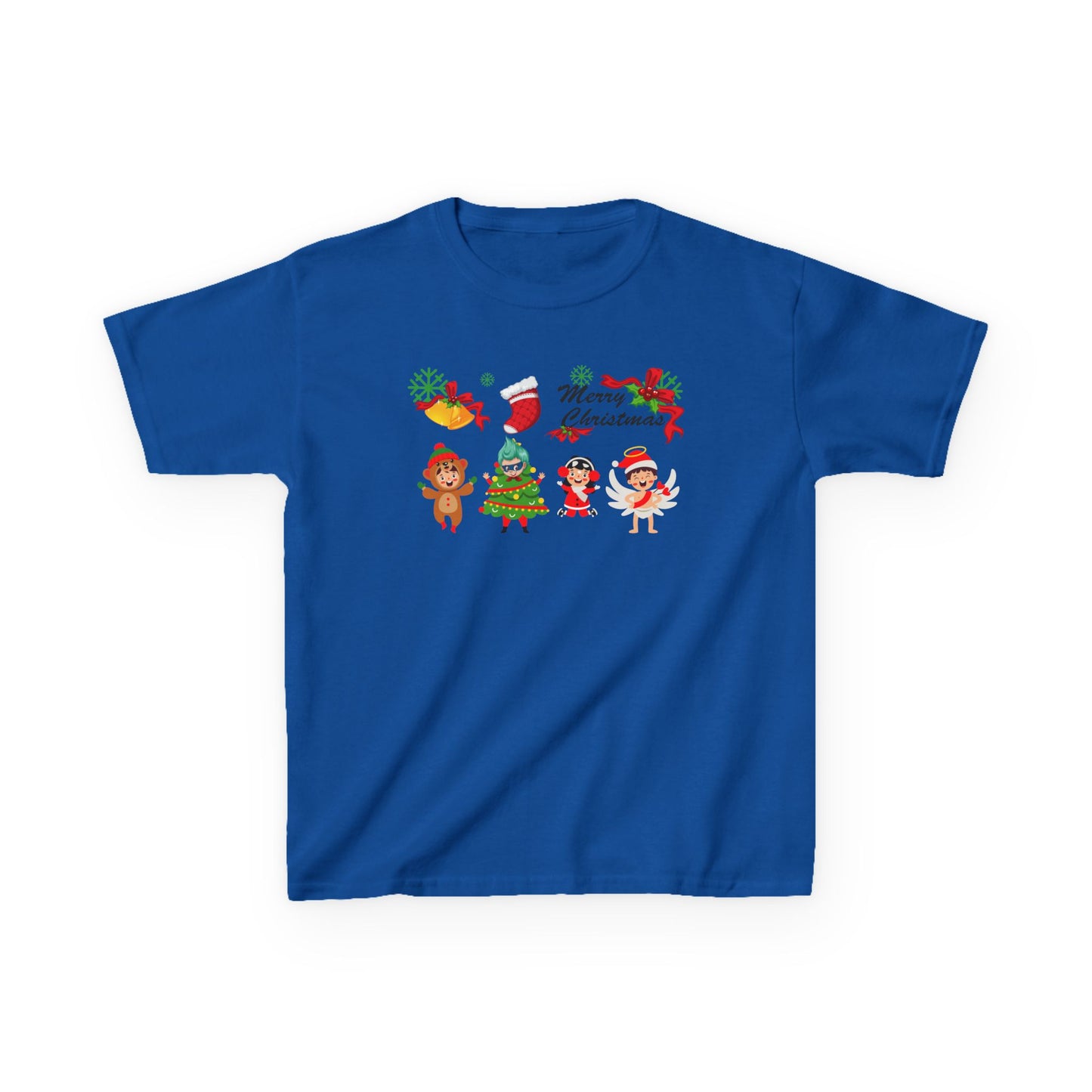 Kids Heavy Cotton™ Tee - Merry christmas from super kid - [[{"value":"Wonderwear Kid"}]]