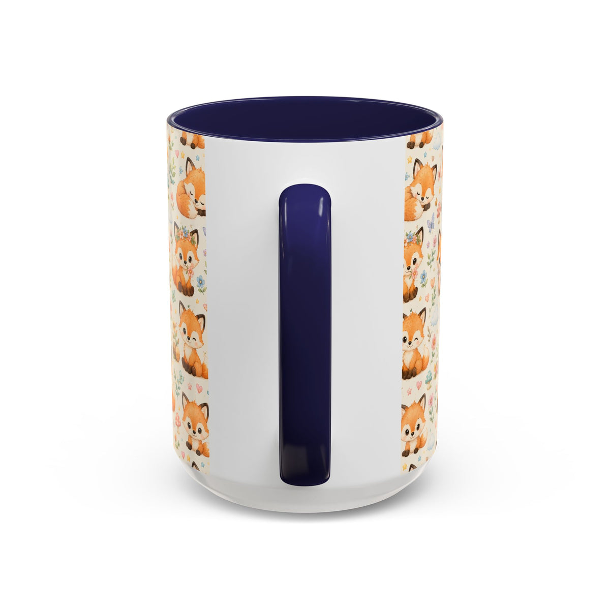 Accent Coffee Mug  (11/15 oz) - Baby foxes
