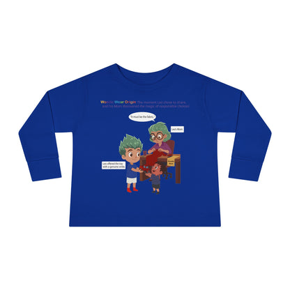 Toddler Long Sleeve Tee - WonderWear Origin - [[{"value":"Wonderwear Kid"}]]