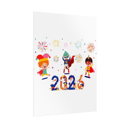 Rolled Posters - Super kiddo and other hero - [[{"value":"Wonderwear Kid"}]]
