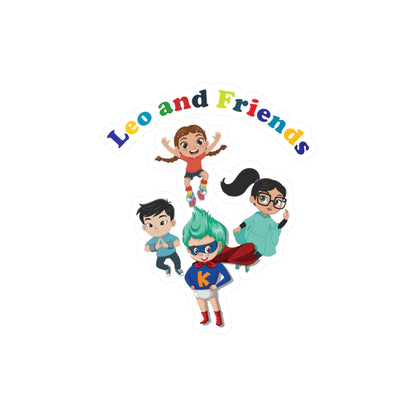 Halloween Kiss-Cut Vinyl Decals – Leo & Friends - [[{"value":"Wonderwear Kid"}]]