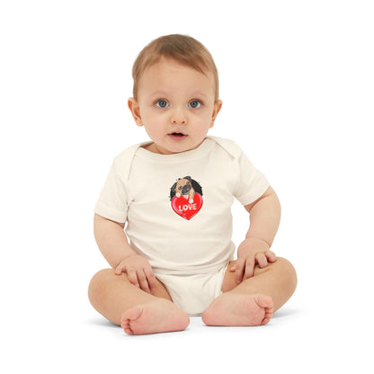 Infant Jersey One Piece - Valentines - Cute Pug - [[{"value":"Wonderwear Kid"}]]