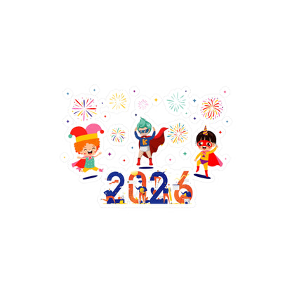 Christmas Kiss-Cut Vinyl Decals – Super kiddo and other hero - [[{"value":"Wonderwear Kid"}]]