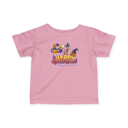 Infant Fine Jersey Tee - Happy halloween trick or treat - [[{"value":"Wonderwear Kid"}]]