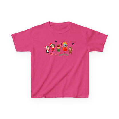 Kids Heavy Cotton™ Tee - Merry christmas by super kiddo and friends - [[{"value":"Wonderwear Kid"}]]