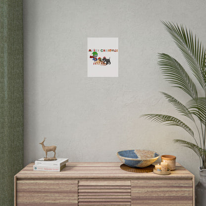 Rolled Posters - Super kiddo woith pet friends - [[{"value":"Wonderwear Kid"}]]