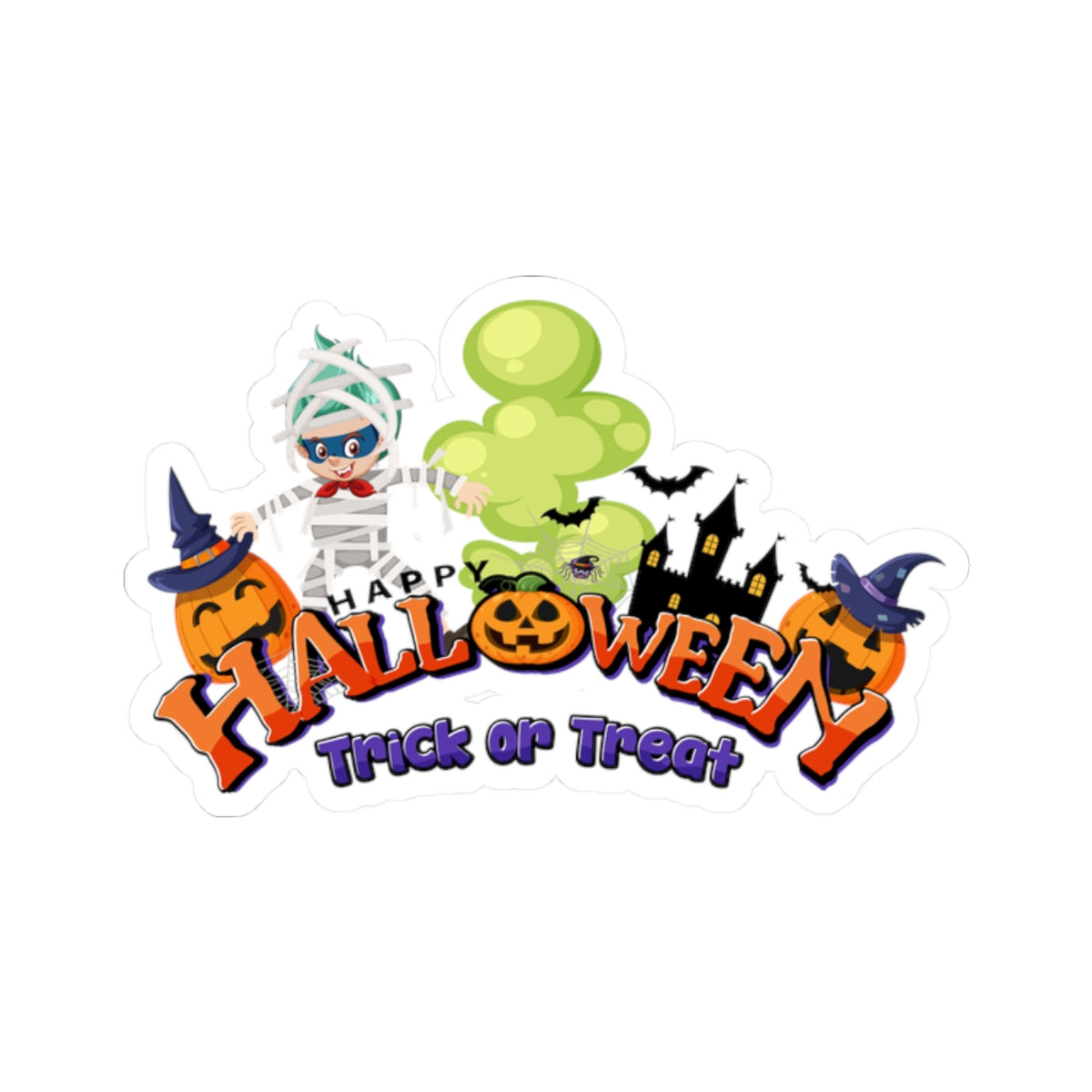 Kiss-Cut Stickers - Trick or Treat - [[{"value":"Wonderwear Kid"}]]