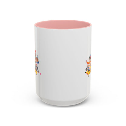 Accent Coffee Mug - Happy new year with friends - [[{"value":"Wonderwear Kid"}]]