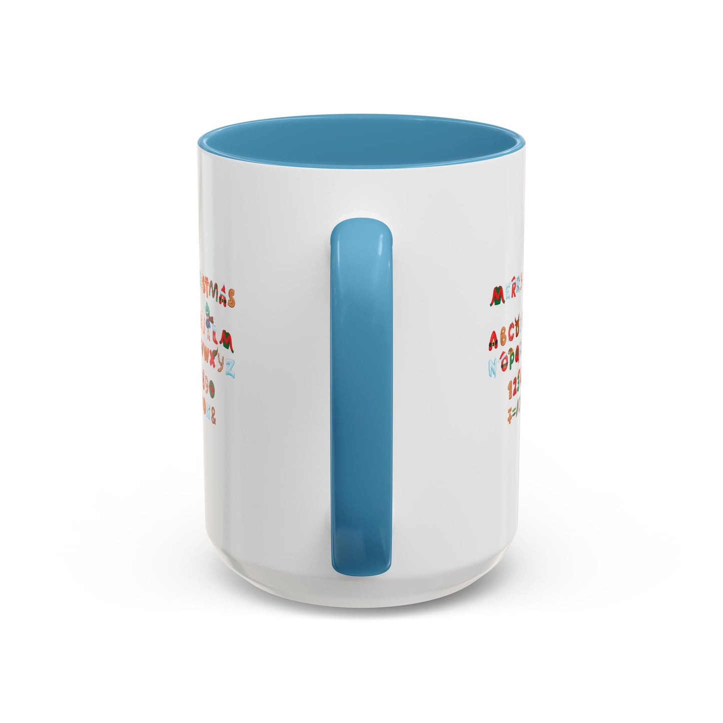 Accent Coffee Mug - Christmas alphabet