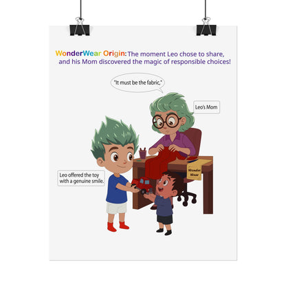 Rolled Posters - WonderWear Origin - [[{"value":"Wonderwear Kid"}]]