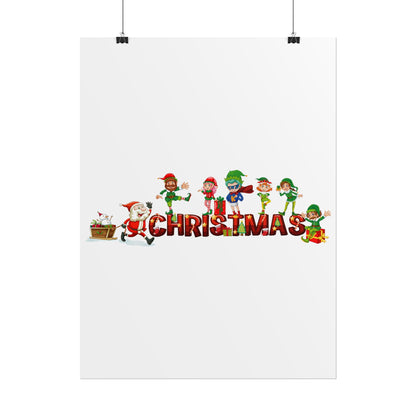 Rolled Posters - Christmas with santa claus and friends - [[{"value":"Wonderwear Kid"}]]