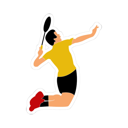 Kiss-Cut Stickers - Badminton