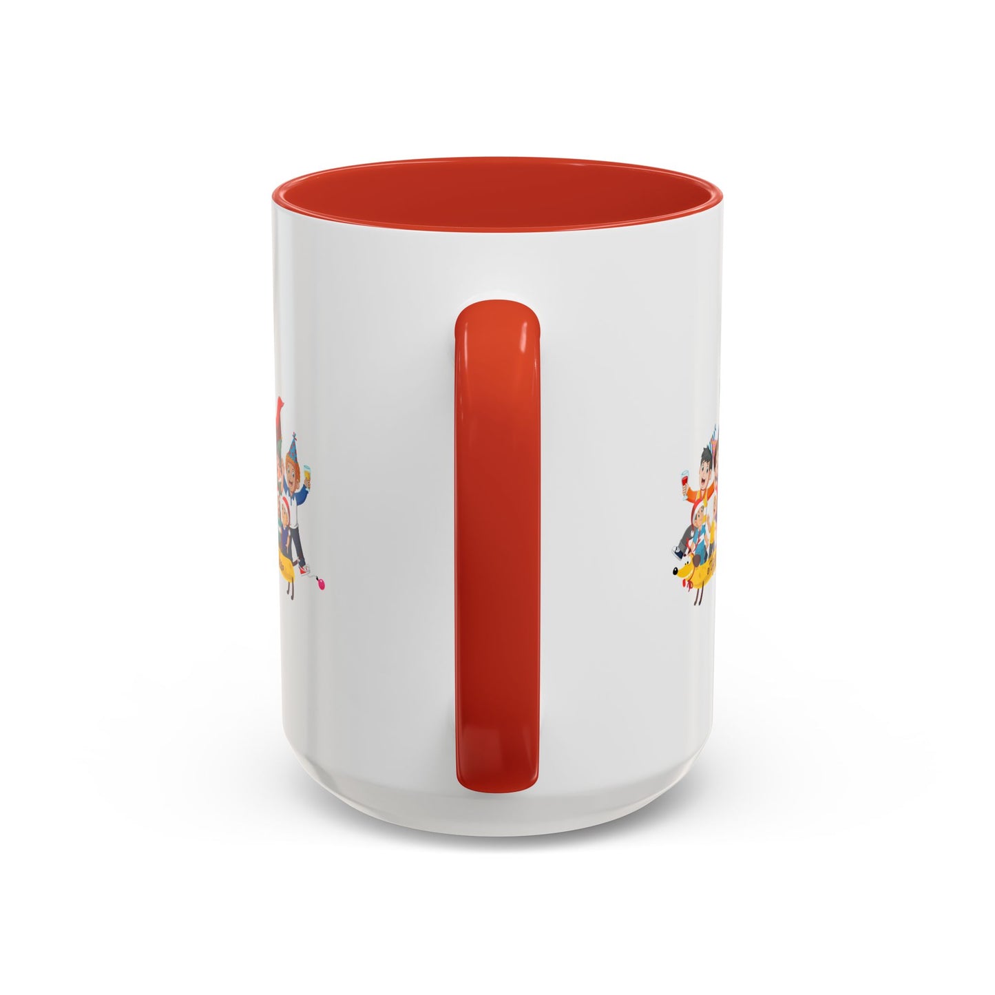 Accent Coffee Mug - Happy new year with friends