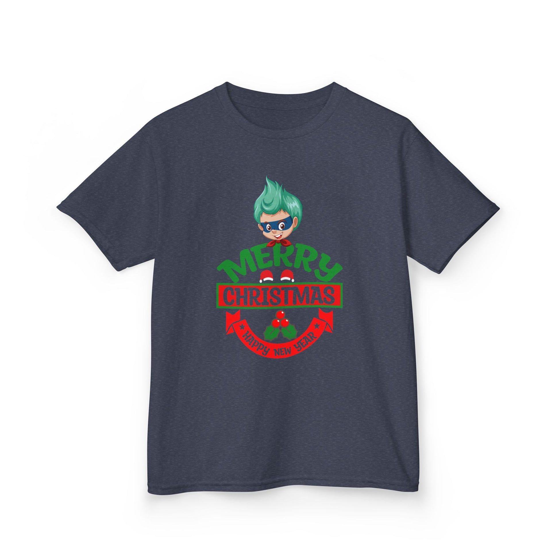 Kids Heavy Cotton™ Tee - Merry chridtmas from super kiddo - [[{"value":"Wonderwear Kid"}]]
