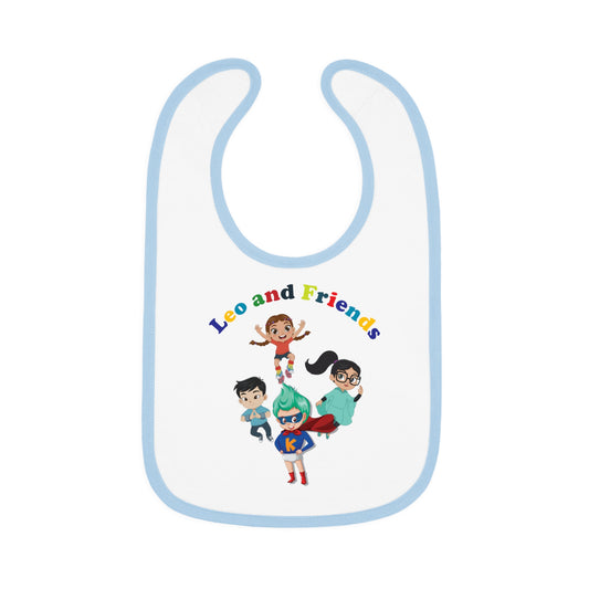 Baby Bib - Leo & Friends - [[{"value":"Wonderwear Kid"}]]
