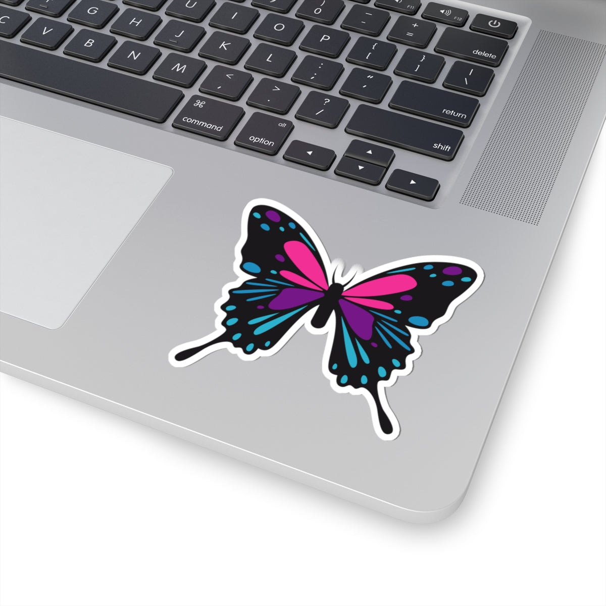 Kiss-Cut Stickers - Purple butterfly