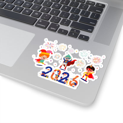 Kiss-Cut Stickers - Super kiddo and other hero - [[{"value":"Wonderwear Kid"}]]