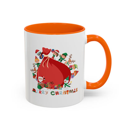 Accent Coffee Mug - Super kiddo and big christmas gift - [[{"value":"Wonderwear Kid"}]]